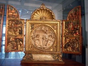 Museo Diocesano de San Sebastián. Tríptico. Nacimiento de Cristo
