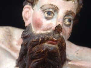 Museo Diocesano de San Sebastián. Escultura. Detalle de San Jerónimo