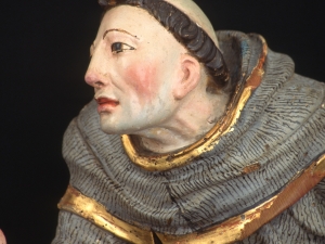 Museo Diocesano de San Sebastián. Escultura. Detalle de San Francisco de Asís