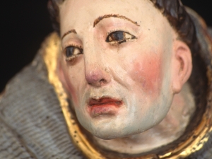 Museo Diocesano de San Sebastián. Escultura. Detalle de San Francisco de Asís