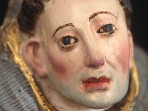 Museo Diocesano de San Sebastián. Escultura. Detalle de San Francisco de Asís