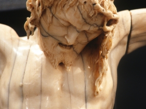 Museo Diocesano de San Sebastián. Escultura. Detalle de Cristo Crucificado
