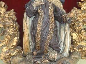 Museo Diocesano de San Sebastián. Escultura. Detalle de Santa Teresa