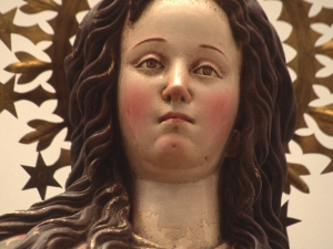 Museo Diocesano de San Sebastián. Escultura. Detalle de la Inmaculada Concepción