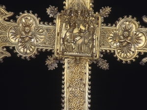 Museo Diocesano de San Sebastián. Detalle de Cruz procesional