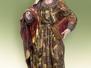Museo Diocesano de San Sebastián. Escultura. Detalle de Santo