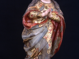 Museo Diocesano de San Sebastián. Escultura. Detalle de la Inmaculada Concepción