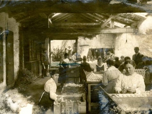 Trabajadores de la empresa Niessen en Errenteria (Gipuzkoa)