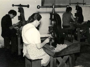 Trabajadores de la empresa Niessen en Errenteria (Gipuzkoa)