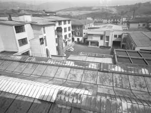 Fachada y tejados de la empresa Niessen en Errenteria (Gipuzkoa)