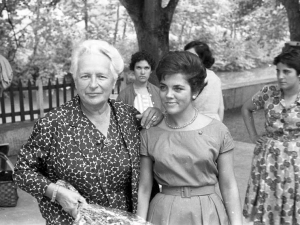 Niessen enpresaren hamargarren eguna Errenterian (Gipuzkoa). Irudian, Juana Schmidt