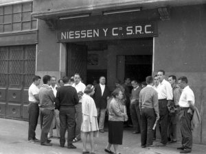 Niessen enpresaren hamargarren eguna Errenterian (Gipuzkoa)