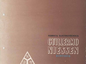 Errenteriako Niessen enpresak baketita gisa fabrikatutako produktuen katalogoa (Gipuzkoa)