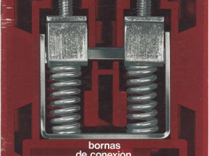 Catálogo de bornas de conexión -"del muelle"- sistema Suprafix de la serie 8000 fabricadas por la empresa Niessen en Errenteria (Gipuzkoa)