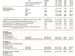 Niessen enpresak fabrikatutako LX serieko Alemaniako prezioen tarifa, alemanez, Oiartzunen (Gipuzkoa)
