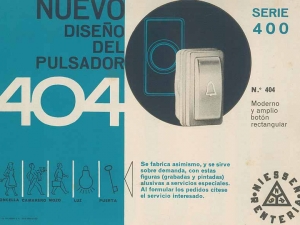 Niessen enpresaren 404 serieko sakagailuaren publizitate liburuxka Errenterian (Gipuzkoa)