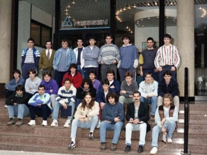 Tolosaldeko Institutua Niessen enpresara bisita Oiartzunen (Gipuzkoa)