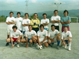APPren arteko futbol-partida eta Niessen-eko moldeaketa-sekzioa Oiartzunen (Gipuzkoa)