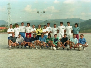 APPren arteko futbol-partida eta Niessen-eko moldeaketa-sekzioa Oiartzunen (Gipuzkoa)
