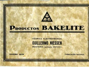 Errenteriako Niessen enpresak baketita gisa fabrikatutako produktuen katalogoa (Gipuzkoa)