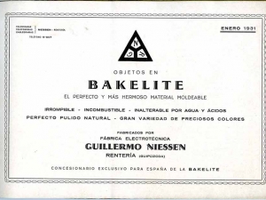 Errenteriako Niessen enpresak baketita gisa fabrikatutako produktuen katalogoa (Gipuzkoa)