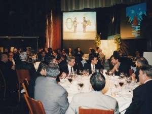 Olas seriearen aurkezpena Teatriz jatetxean (Madril). Fusio Metron eta Niessens ABB Electrocomponentes sortzeko