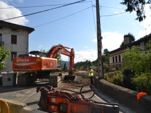 Destrucción del puente de Axerikua