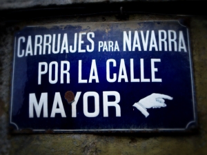 Carruajes para Navarra por la Calle Mayor