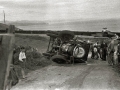 AUTOMOVIL ACCIDENTADO EN LA CARRETERA DE IGELDO A ORIO. (Foto 1/1)