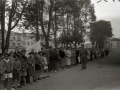 AUTORIDADES CIVILES Y MILITARES EN LA INAUGURACION DE LA AVENIDA DE NAVARRA EN LA LOCALIDAD DE ERRENTERIA. (Foto 2/2)