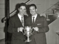 BANQUETE CELEBRADO CON MOTIVO DE LA ENTREGA DE UN TROFEO A LOS JUGADORES DE LA REAL SOCIEDAD . (Foto 2/21)