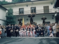 Loinazko San Martin Elizan. Dantzariak txistulariak Santuak