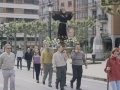 Prozesioa Gernika Pasealekuan San Martineko Elizarantz. Santeroak