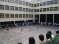Laguntaldeen arteko futbol-txapelketa La Salle-San Jose ikastetxeko atarian