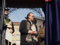Kofradieko partaideak San Martin plazako kioskoan (Peio Gibelalde JuanBi Erauskin)
