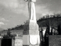 San Martinen estatua (antzinako argazkia)