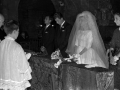 Los novios en un momento de la ceremonia