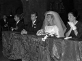 Los novios en un momento de la ceremonia