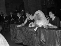 Los novios en un momento de la ceremonia