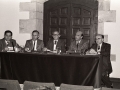 Actos de celebración de las Bodas de plata del centro privado de Educación Secundaria "ETEO Lanbide Heziketarako Bailarako Eskola". Entre los presentes, Eli Galdos y el director del centro, Jose Antonio Mendikute