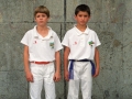 Jugadores del Campeonato escolar de pelota vasca
