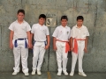 Jugadores del Campeonato escolar de pelota vasca
