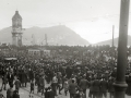 MULTITUDINARIO RECIBIMIENTO AL PUGIL PAULINO UZCUDUN EN SAN SEBASTIAN. (Foto 2/5)