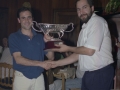 Entrega de premios durante la cena
