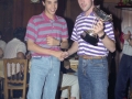 Entrega de premios durante la cena