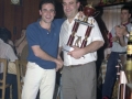 Entrega de premios durante la cena