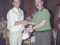 Entrega de premios durante la cena