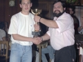 Entrega de premios durante la cena