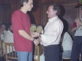 Entrega de premios durante la cena