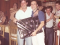 Entrega de premios durante la cena